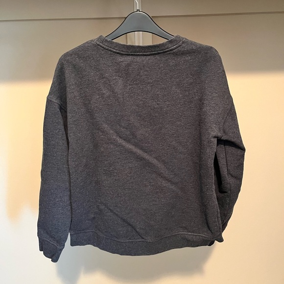 Boden Women's Dark Gray Sweatshirt with Candy Cane Text - Picture 4 of 4